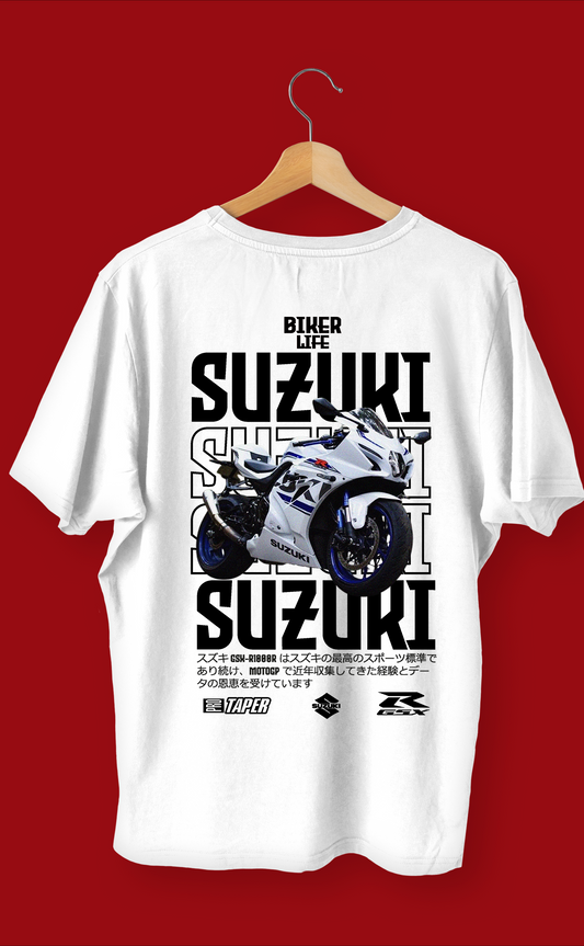 Moto Suzuki GSX-R1000R Blanca
