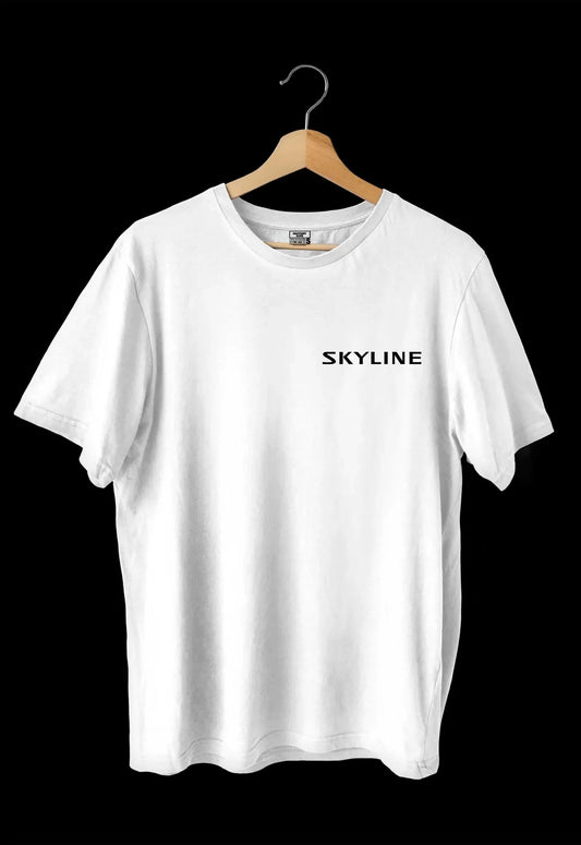 SKYLINE EDICION ESPECIAL BLANCA MANGA CORTA